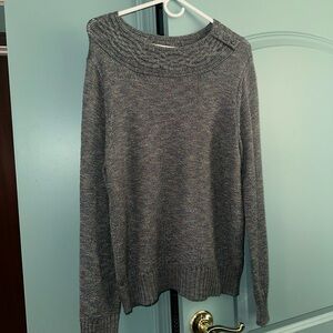 NWOT Multi Colored XL Sweater with Button Detail. MUST BE BUNDLED